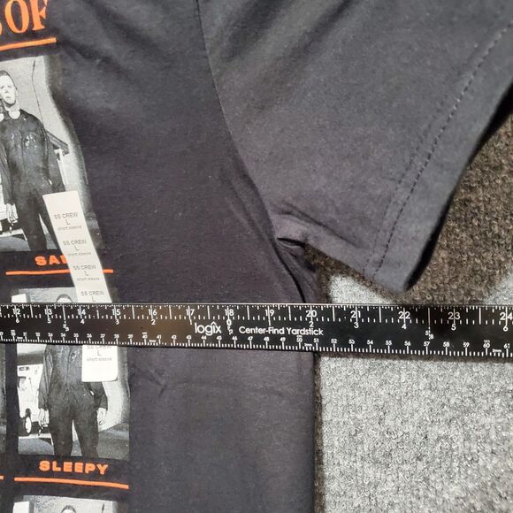 NEW Halloween Movie Shirt Mens Large Horror Pumpkin Bloody Knife  Michael Myers - Picture 4 of 7